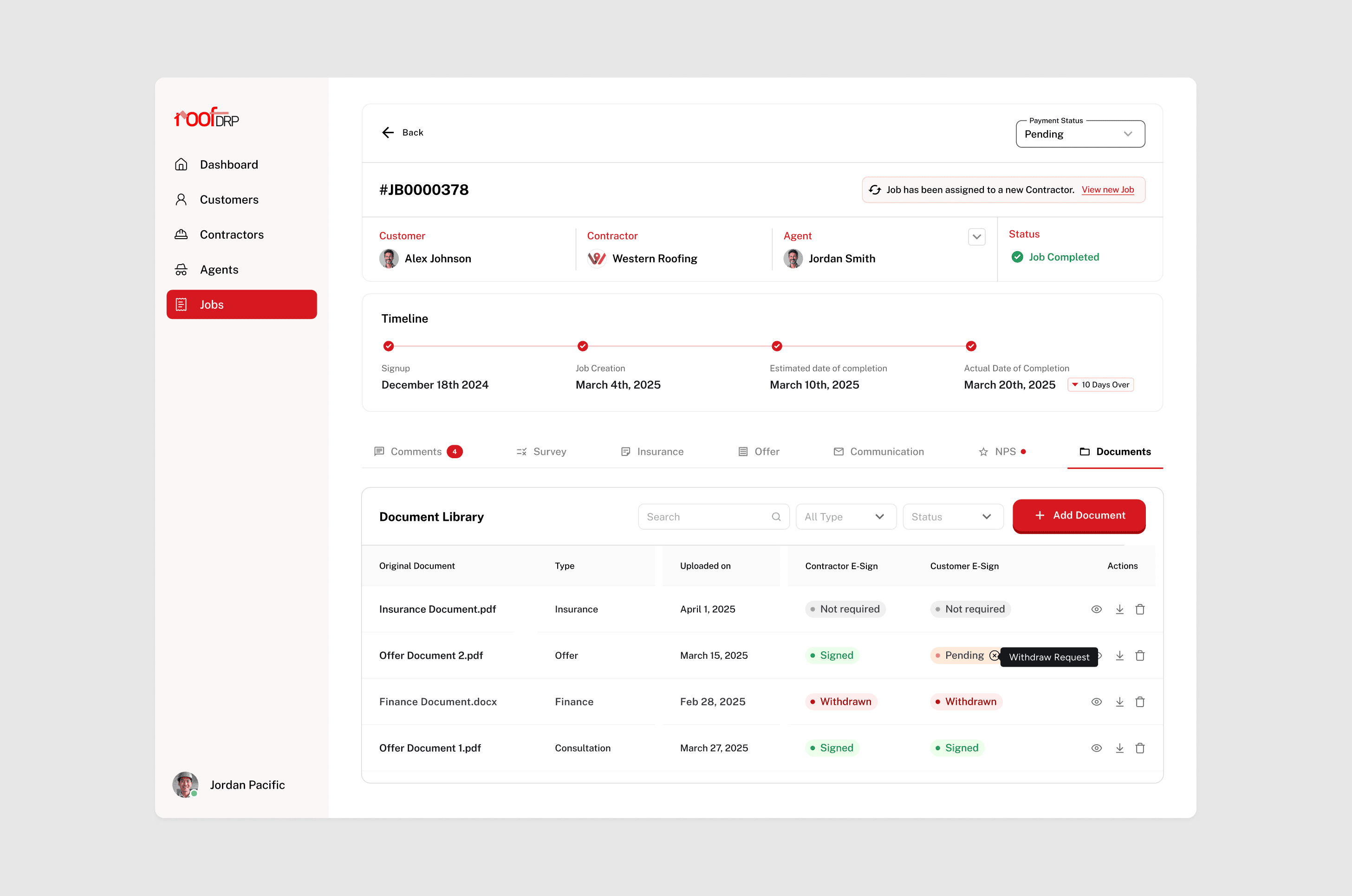 Modern home office setup with a monitor, ergonomic chair, keyboard, and indoor plants near a window with blinds.