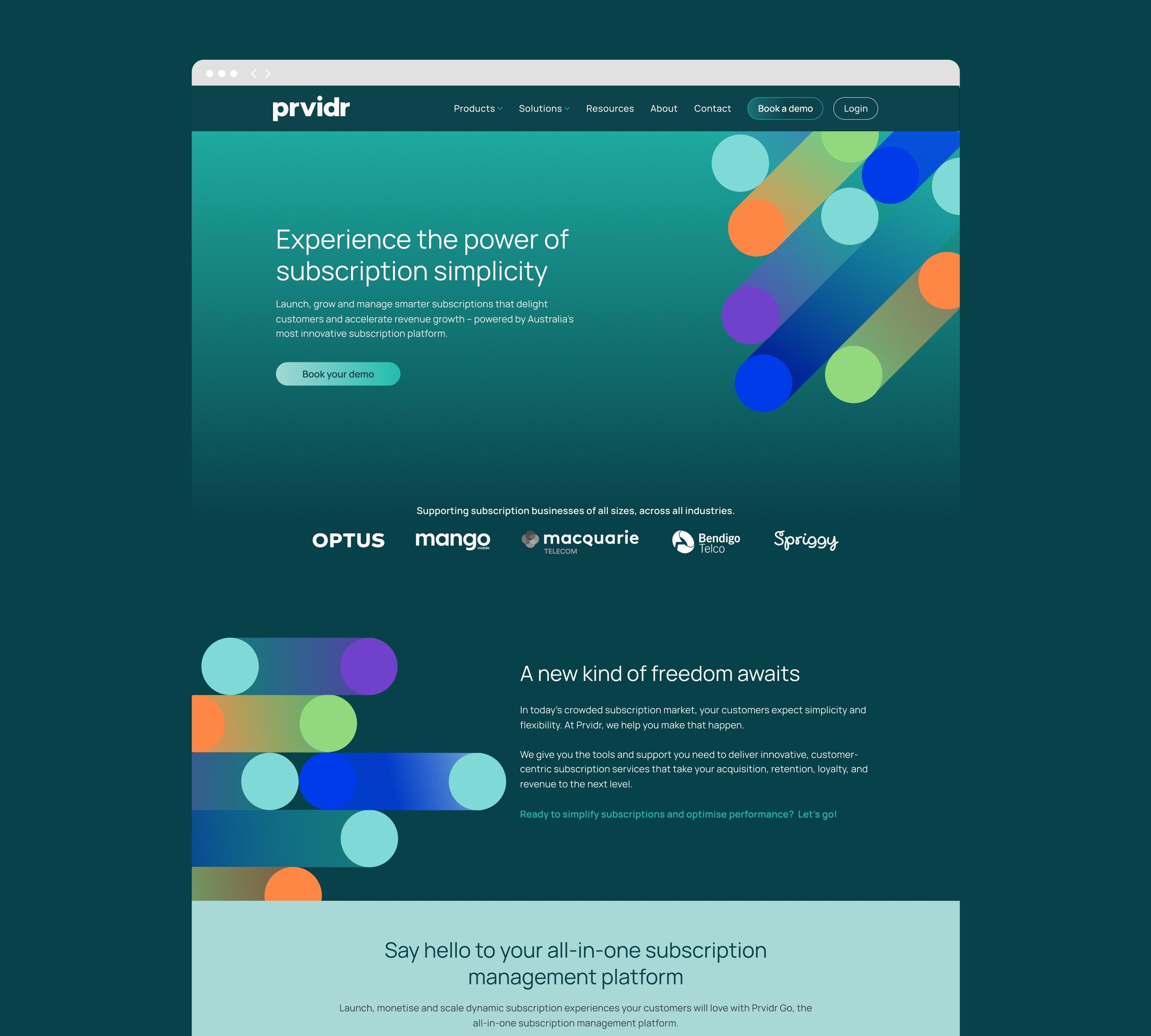 Prvidr homepage