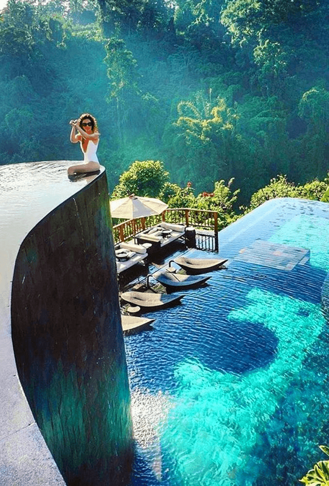 a luxury resort in bali