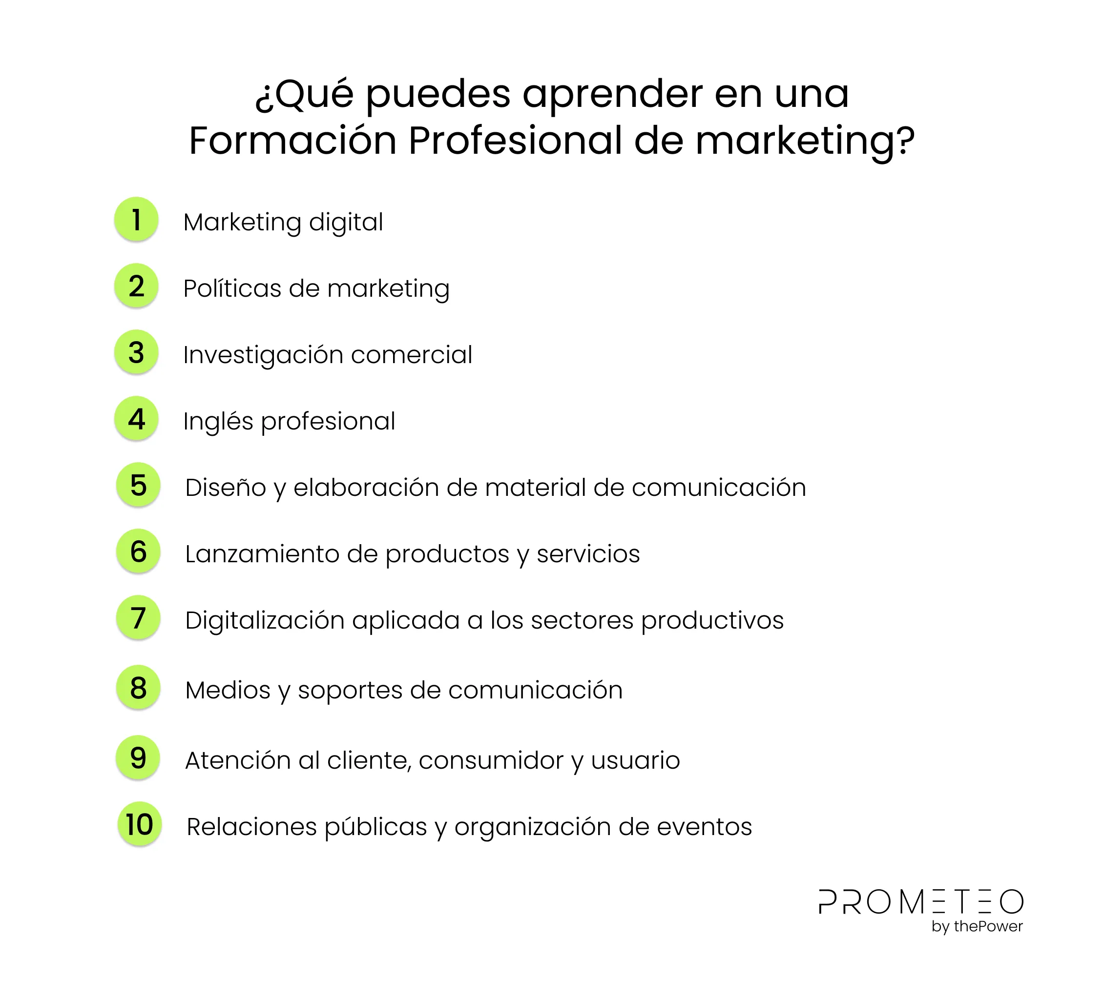 ¿Qué puedes aprender en una Formación Profesional de marketing?