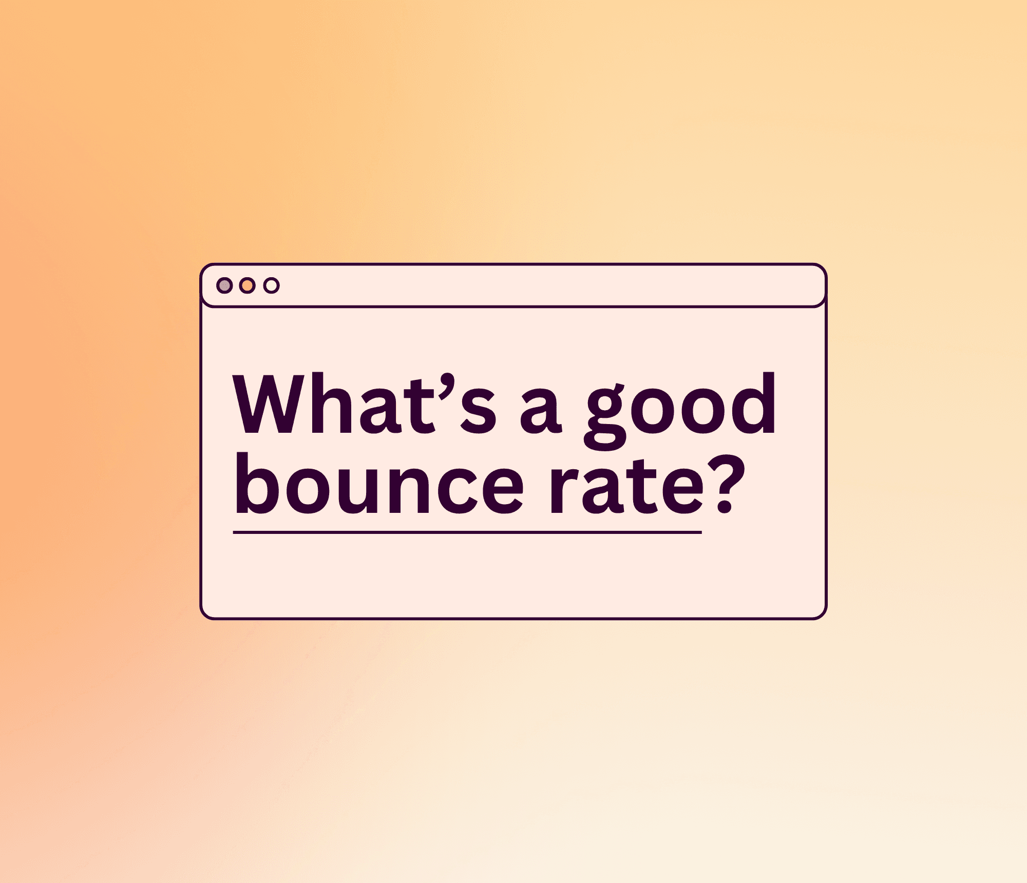 Bounce rate benchmarks by industry