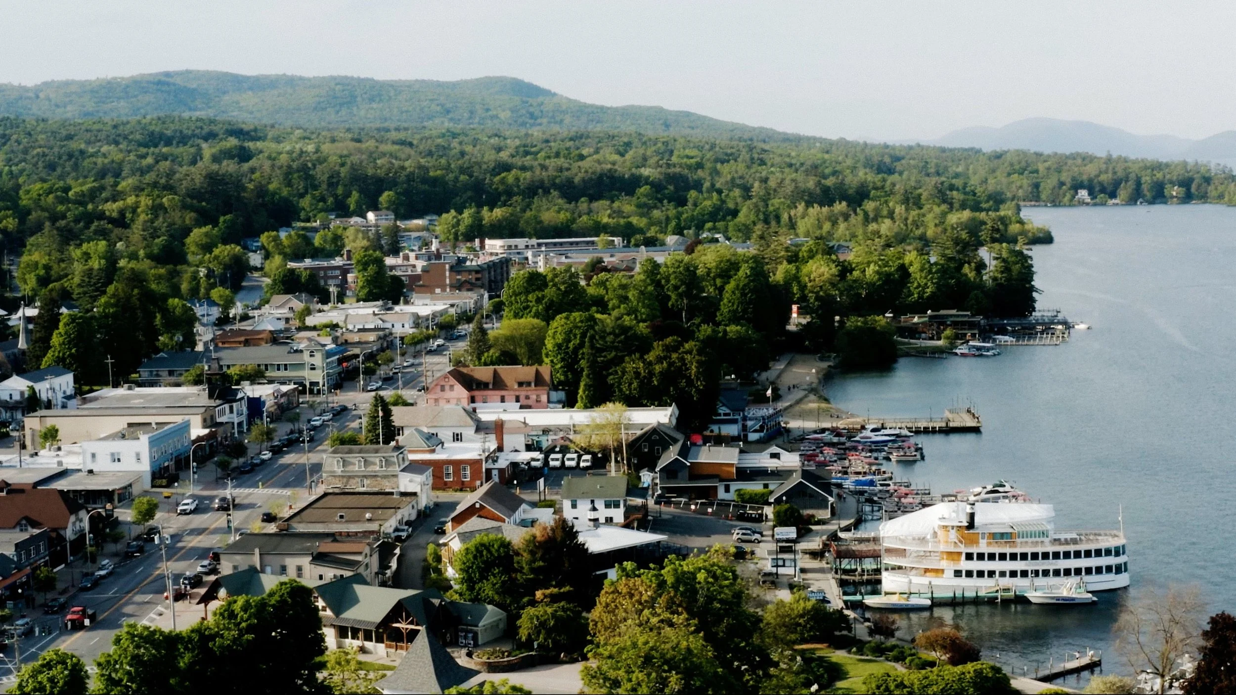Lake George from above