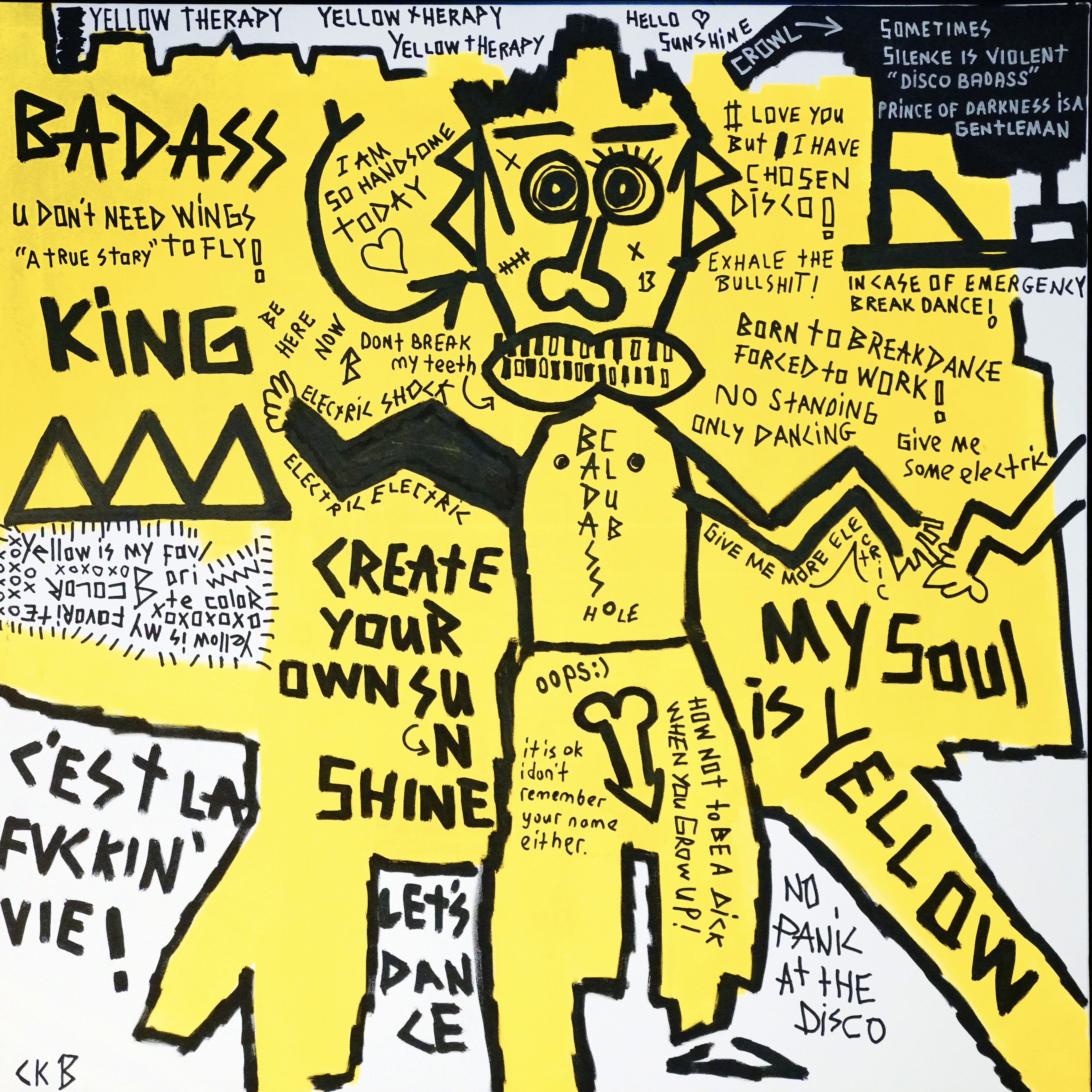 Serene woman with leaf shadows