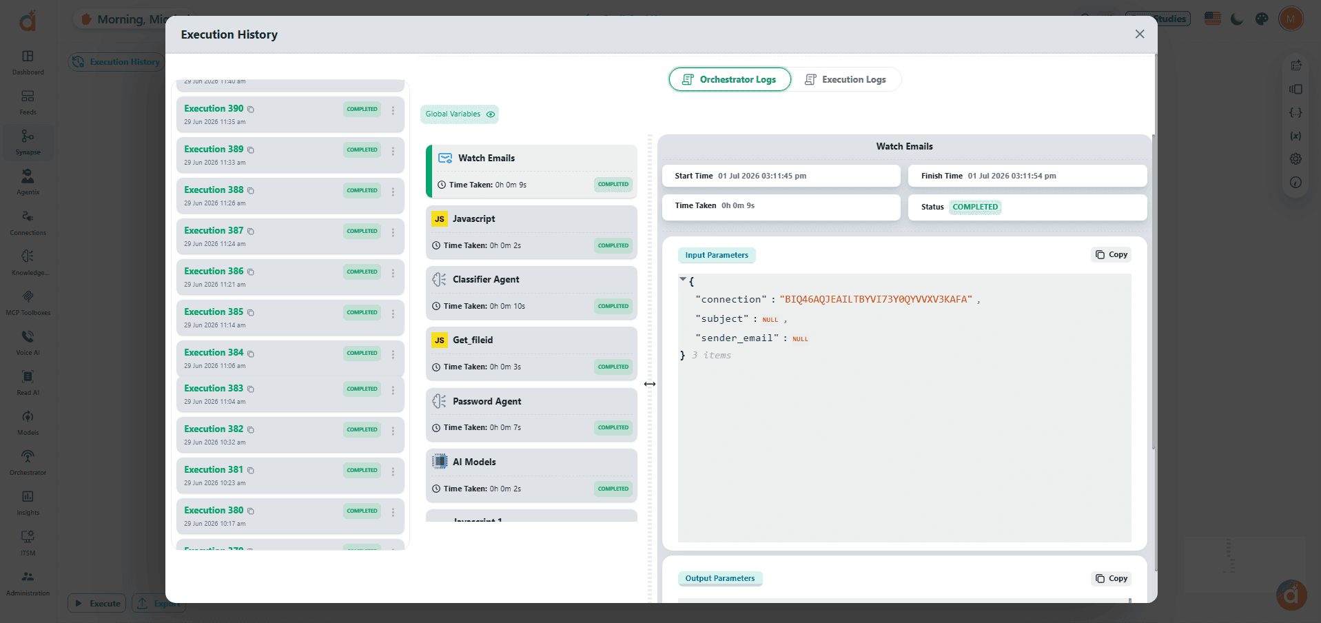 AIRA Hyperautomation product screenshot
