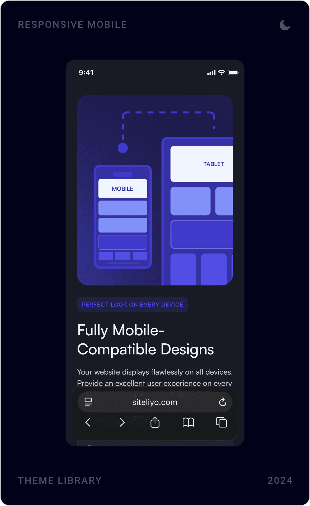 Professional Mobile Theme Browsing Experience Design