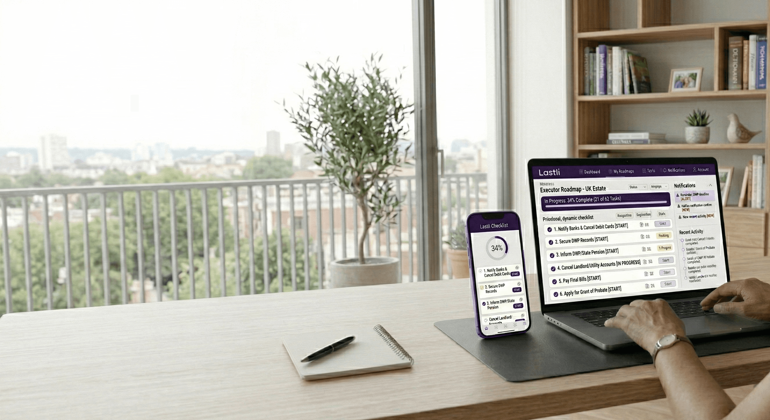 Athlete winning a race