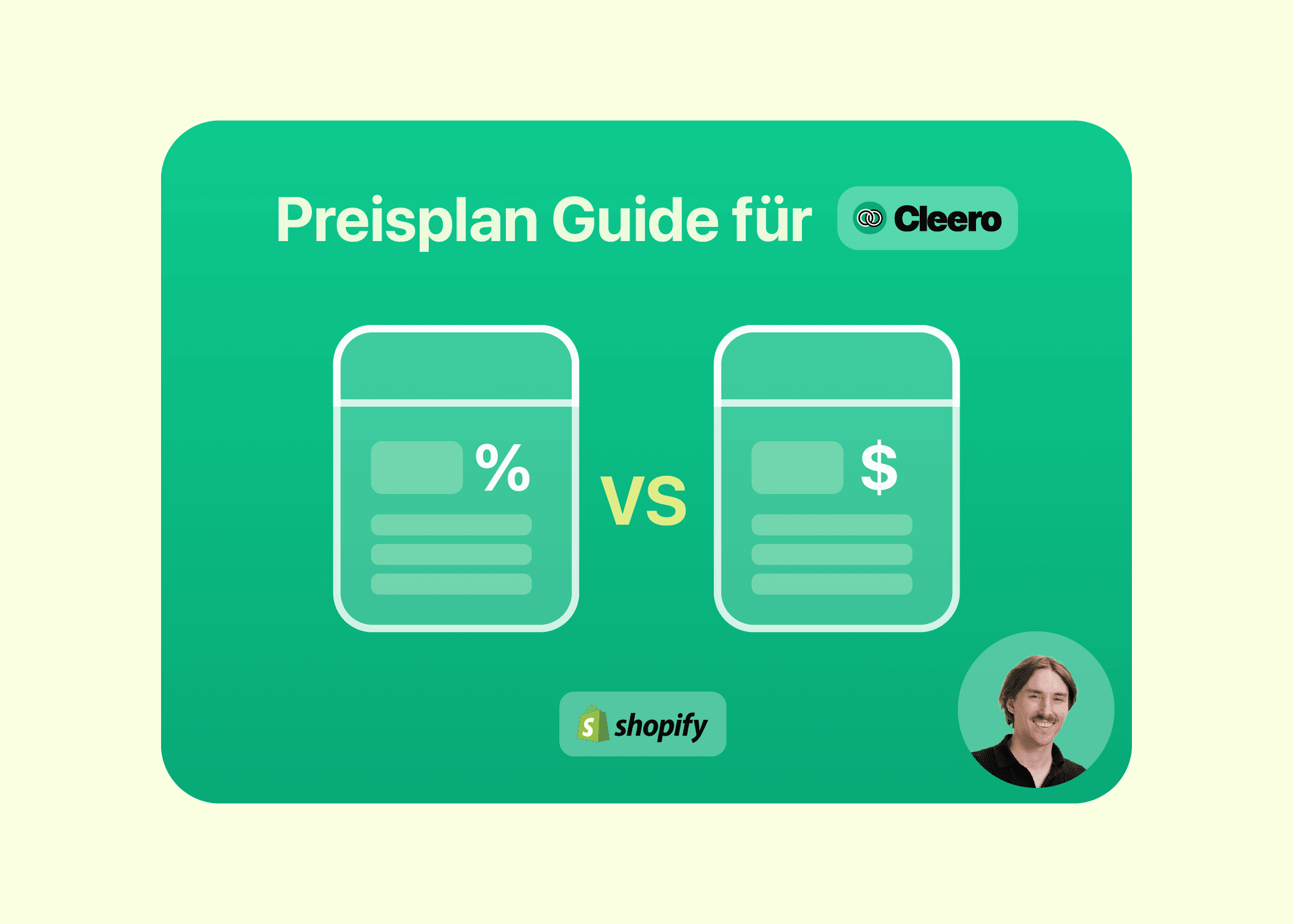 Preisplan Vergleich: Prozentuelle Provision vs pauschale Abrechnung