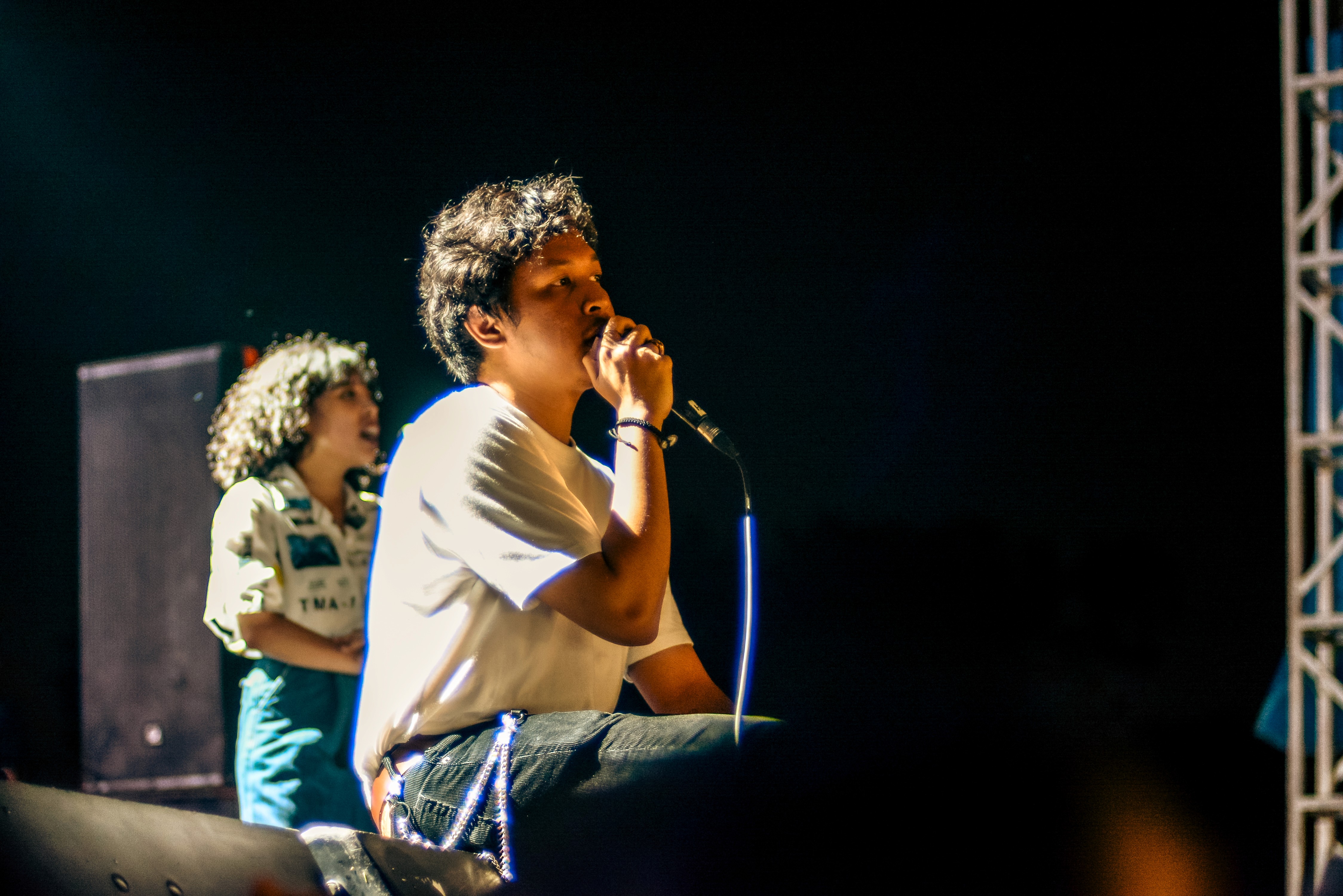 Vocalist of Hindia, Perform at Psylebration Surabaya