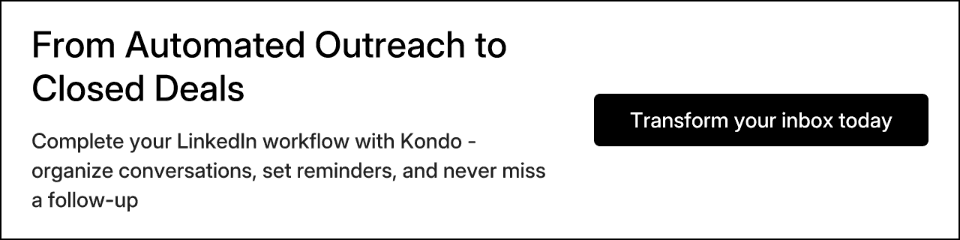 From Automated Outreach to Closed Deals