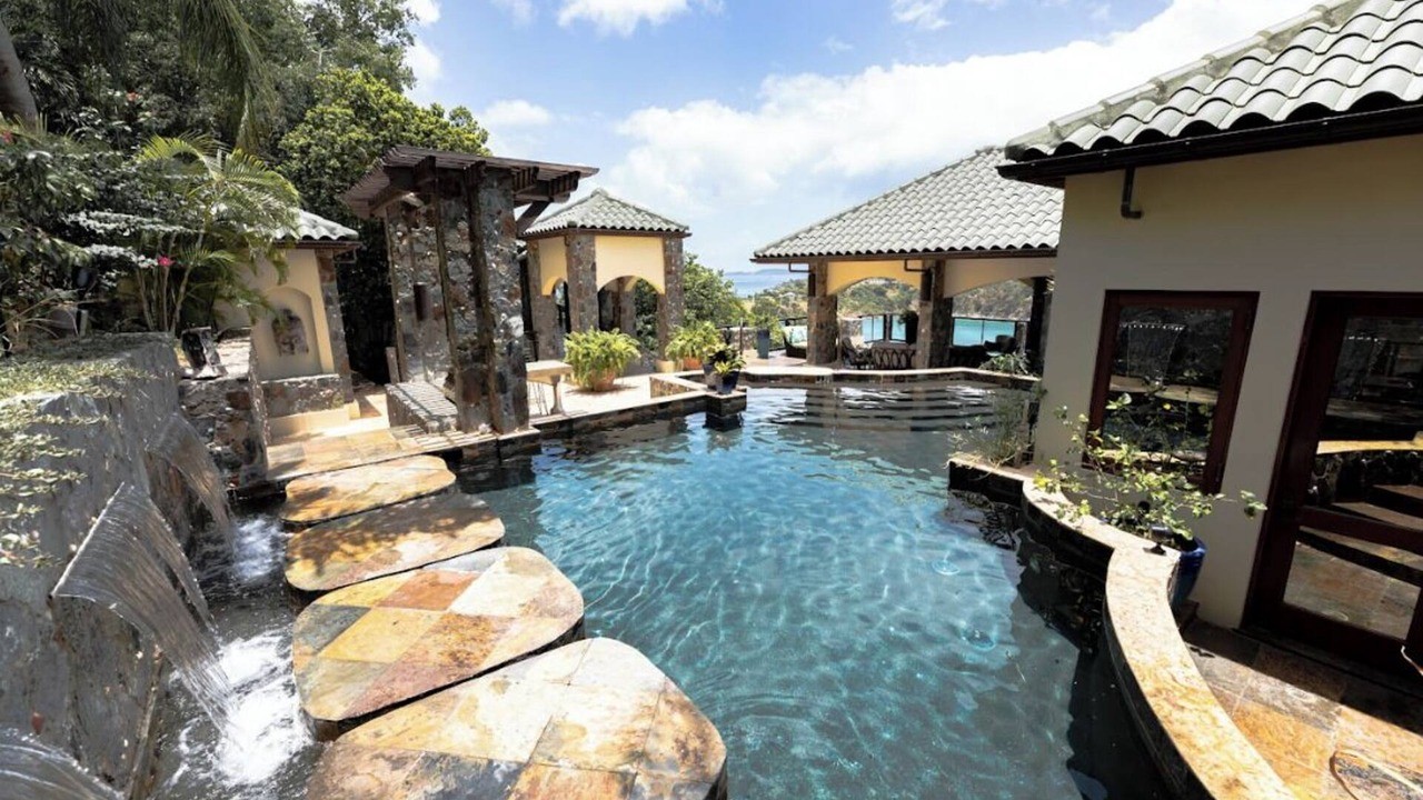 L'Autre Monde luxury estate overlooking Great Cruz Bay on St. John, USVI