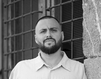 Image of a rapper with headphones