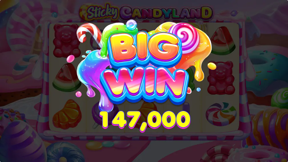 Sticky Candyland - big win officiel Trusty