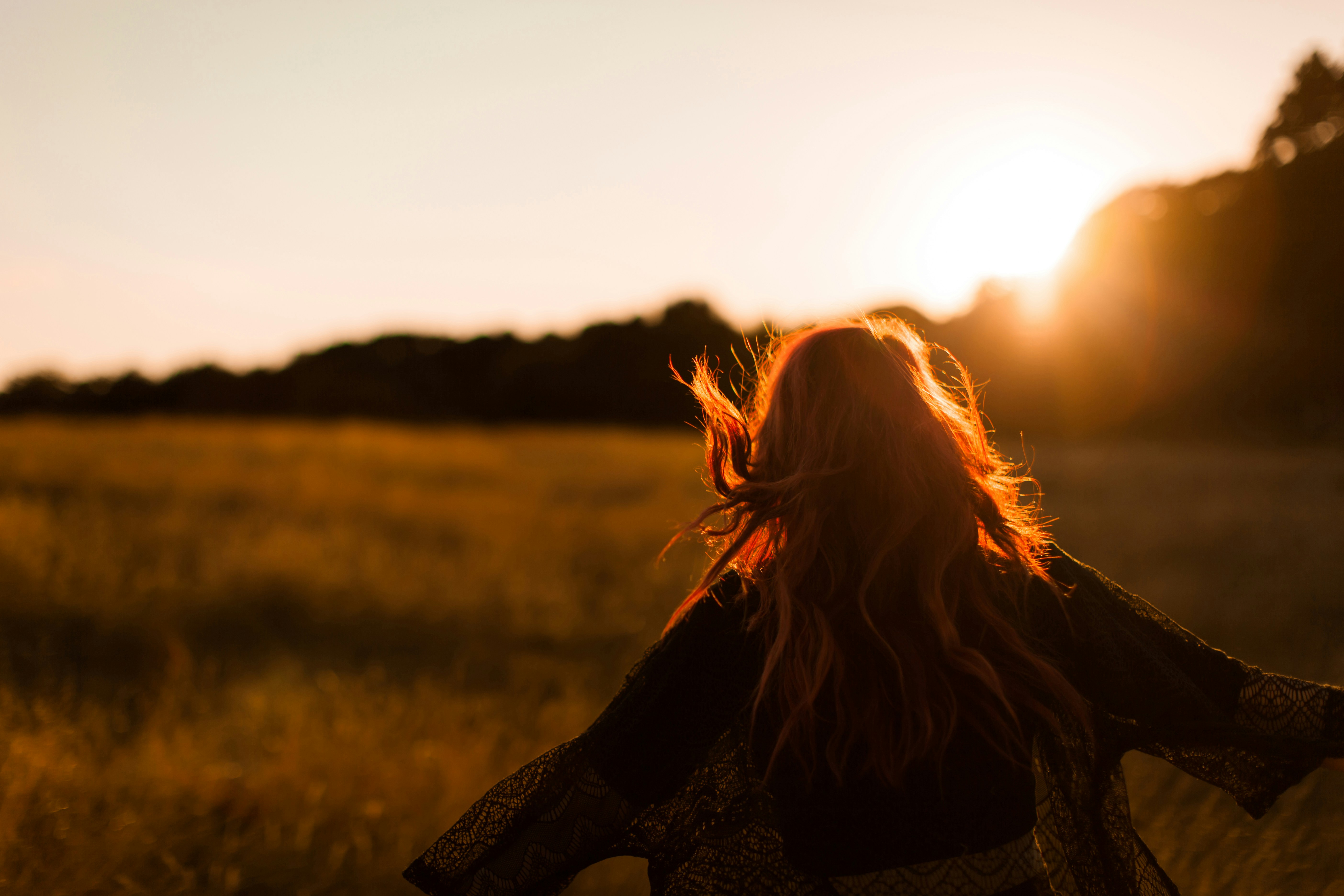 Woman meditating
