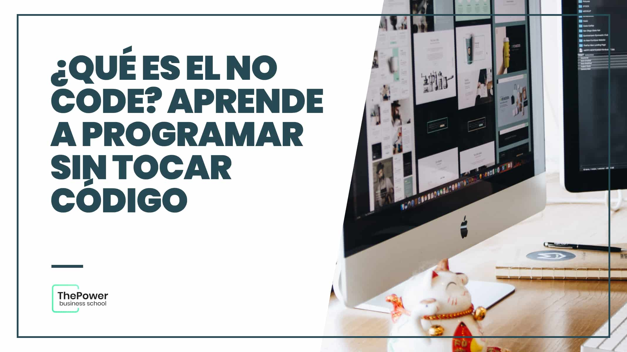 ¿Qué es el No Code? Aprende a programar sin tocar código