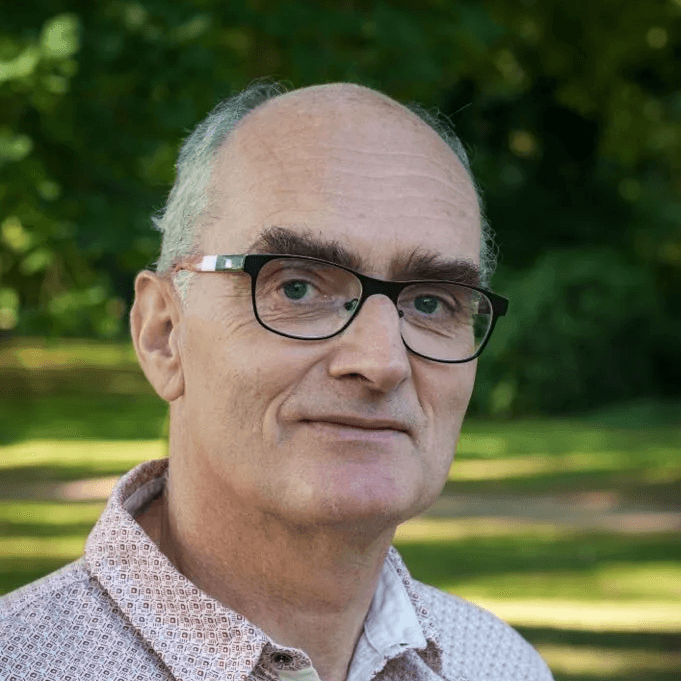 Foto van Mark Theelen en een cliënt