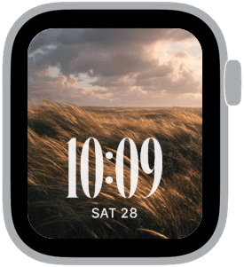 summer hush Apple Watch face preview 5 featuring summer.