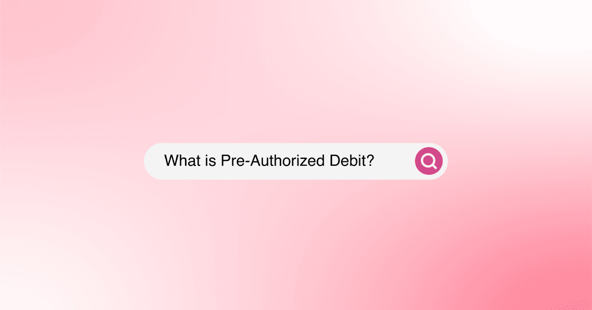 What is pre-authorized debit?