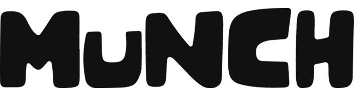 MUNCH text logo in black