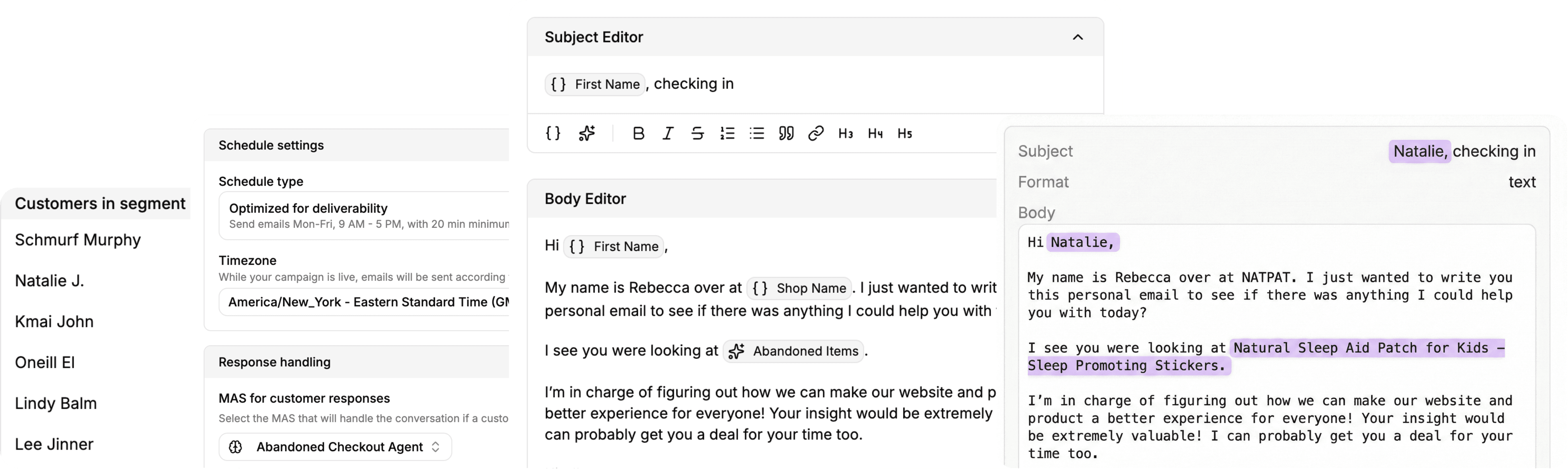 lookfor outbound agent