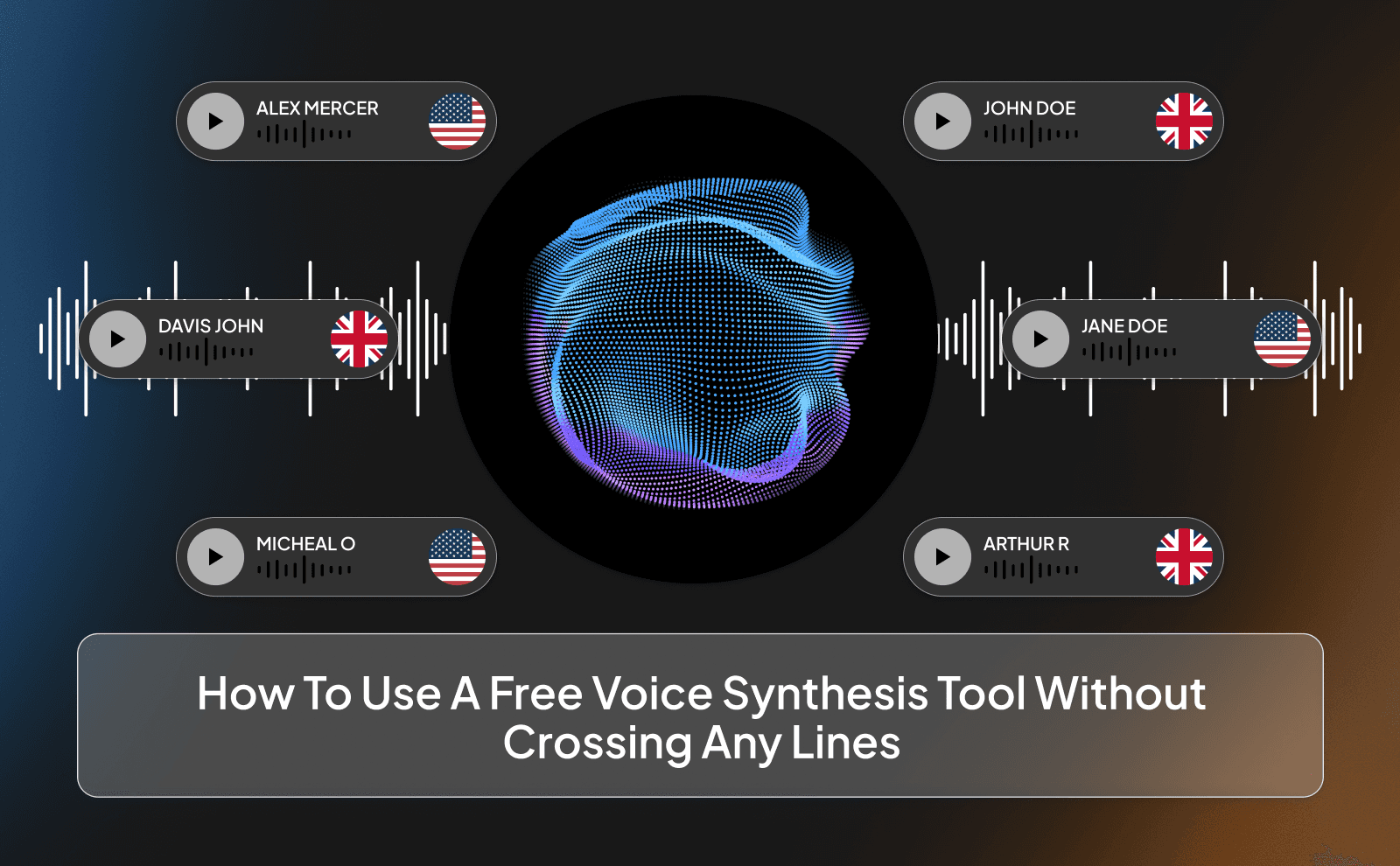 How to use a Free voice synthesis tool without crossing any lines