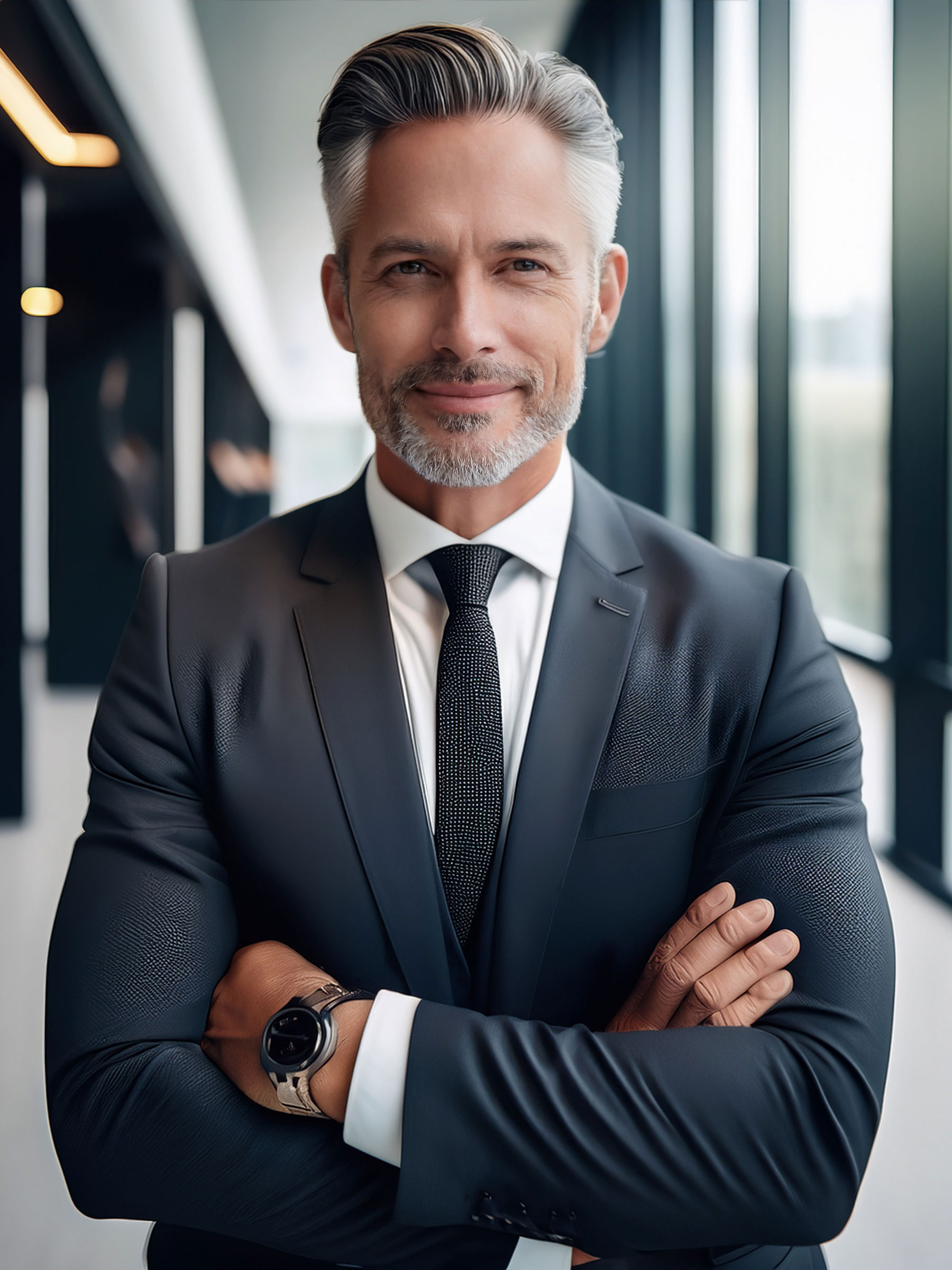 Portrait of John Doe Anderson, CEO of Omnis.