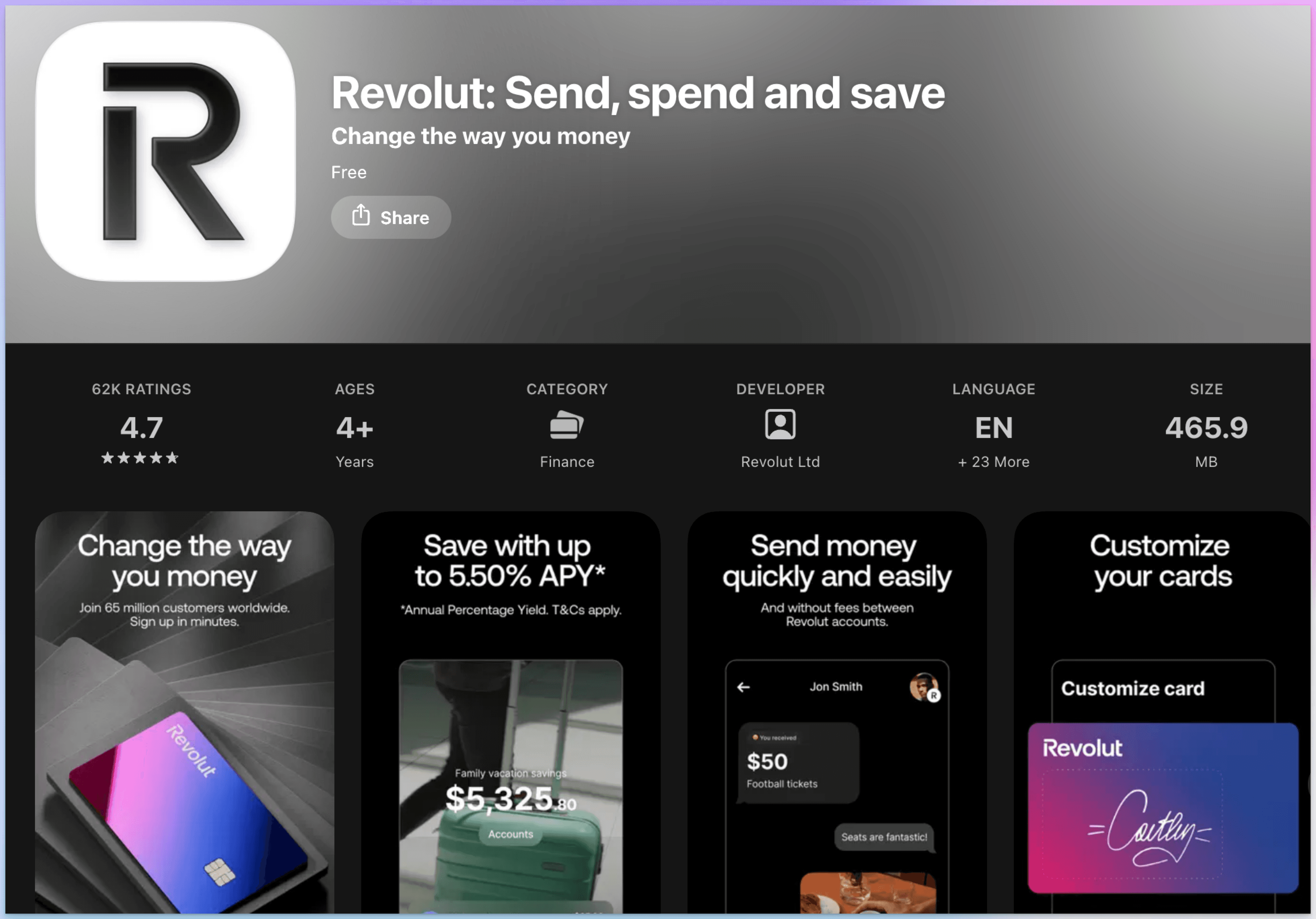 revolut mobile app