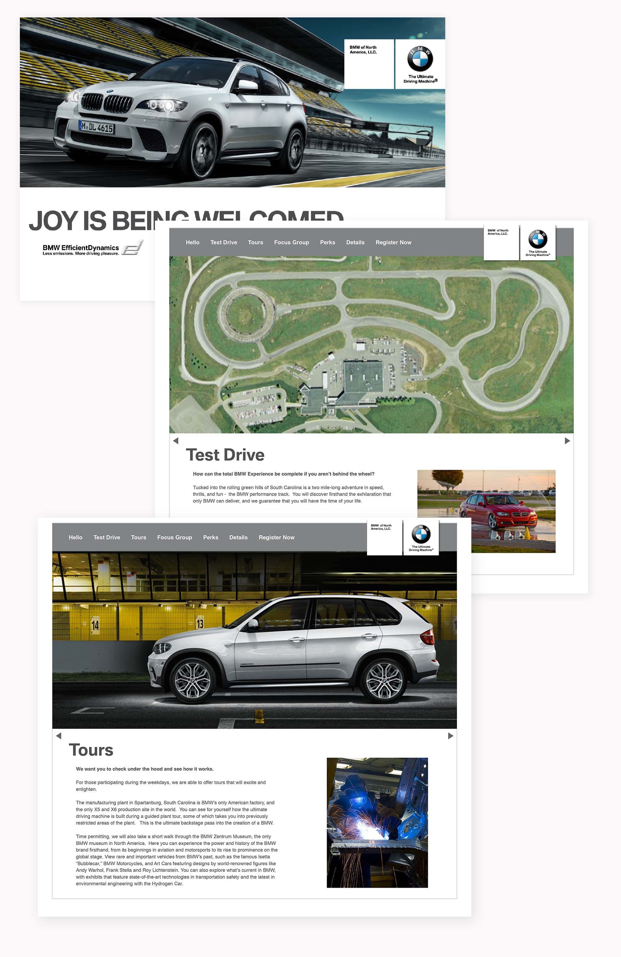 BMW USA Cool Down Focus Group Design Samples