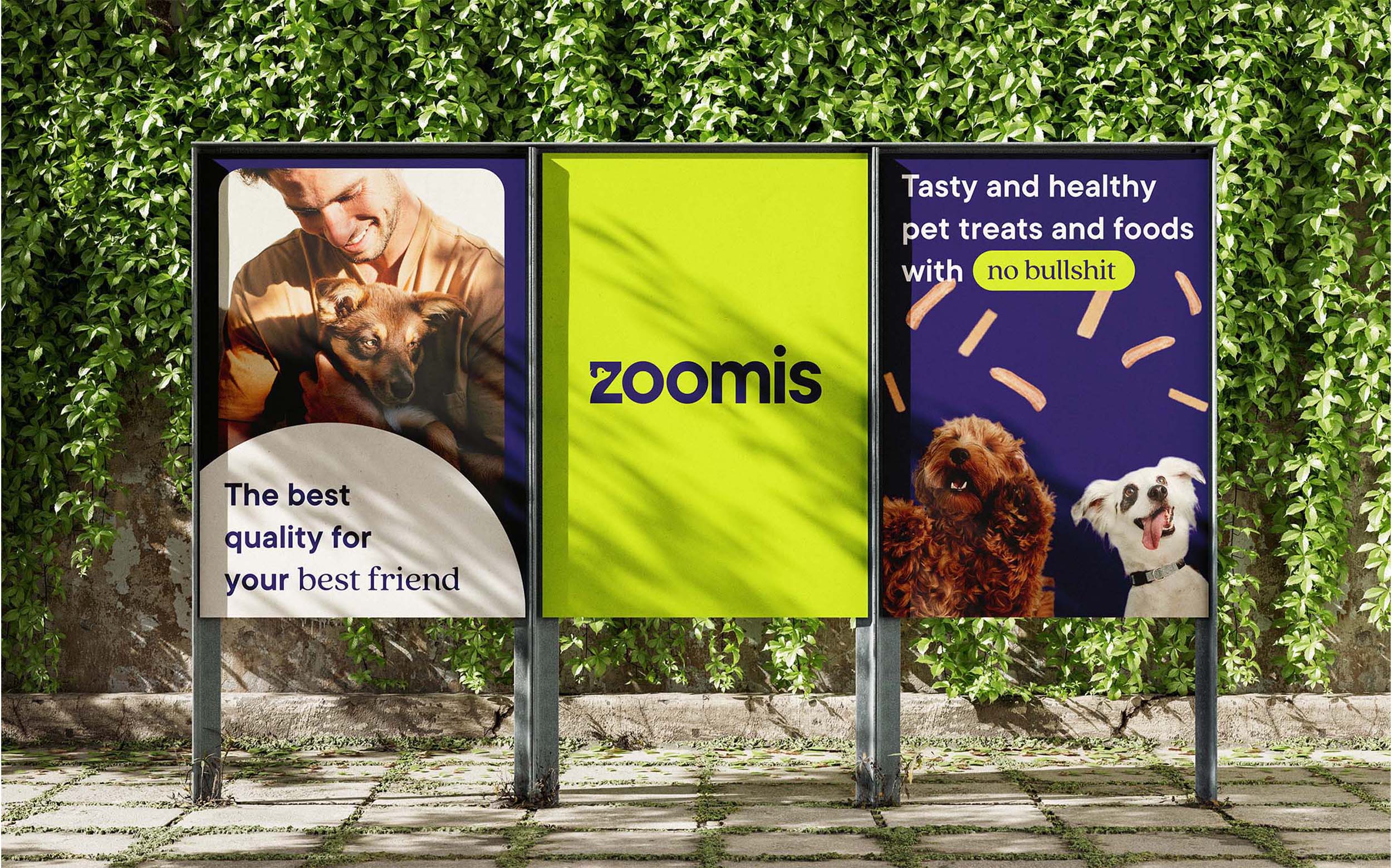 posters for pet brand advertisment