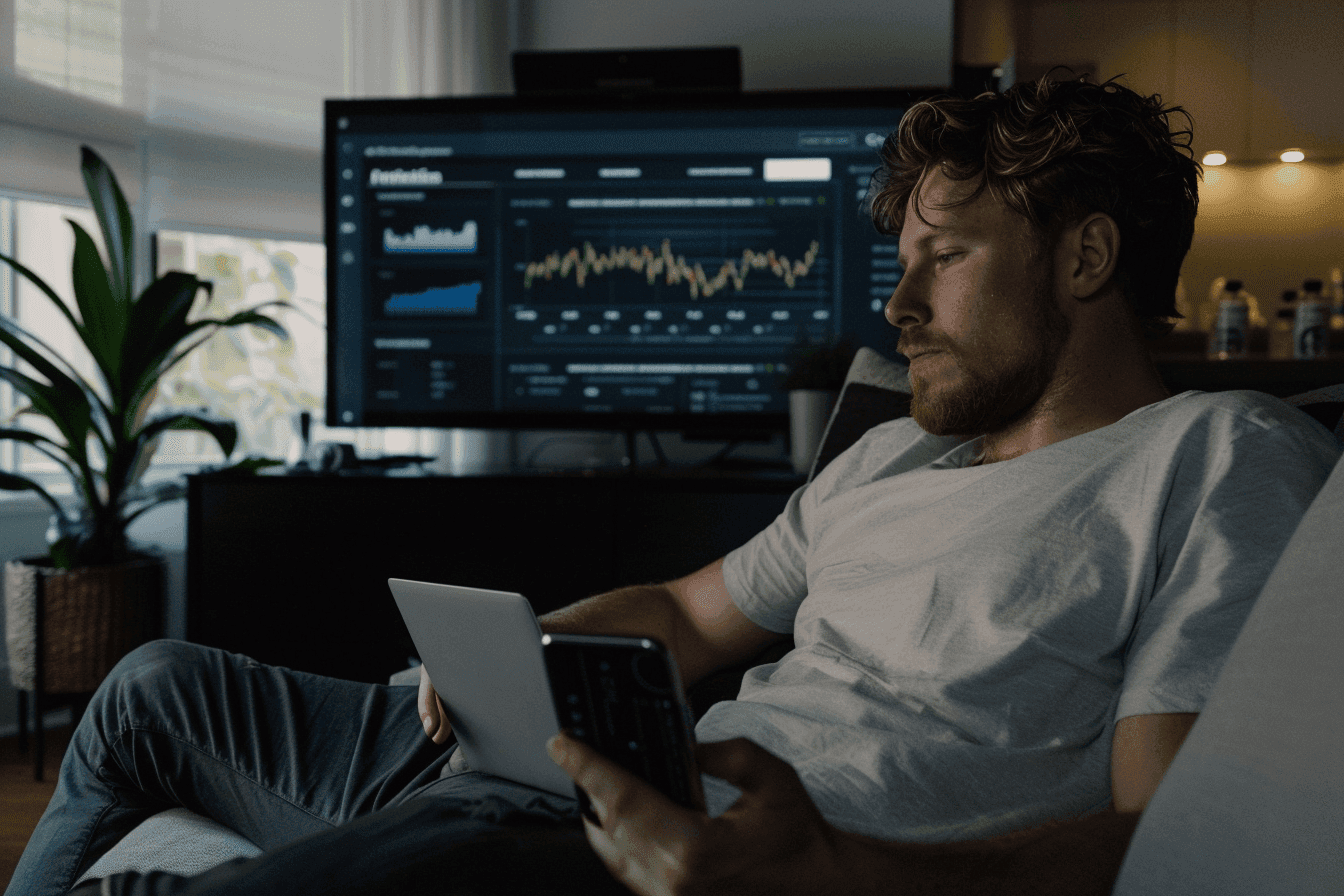 A Man realising AI will transform his business