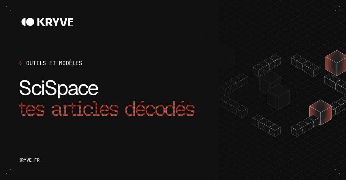 SciSpace : couverture Kryve, catégorie Outils et modèles