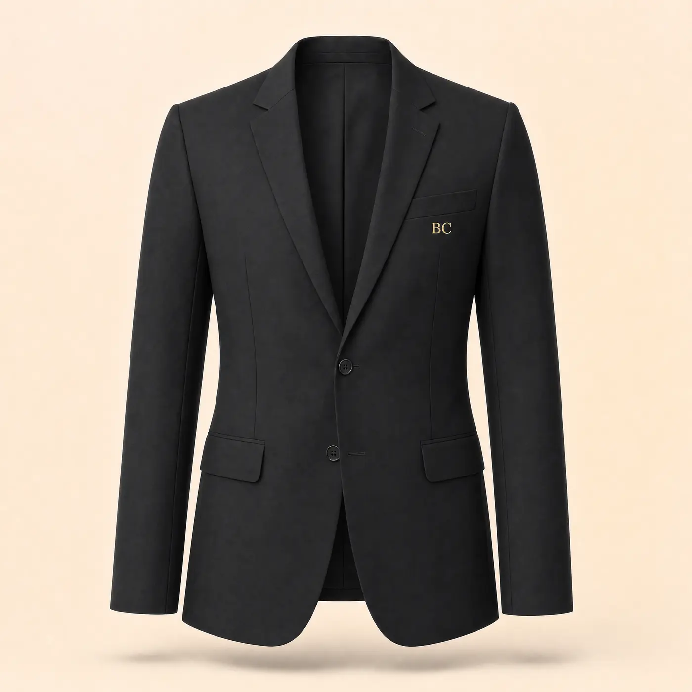 Men’s Black & Gold BC Tailored Blazer