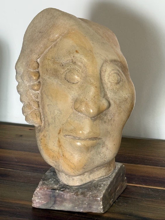 Lionheart Gal, 1987. Kisi stone. by Barbara Walker.