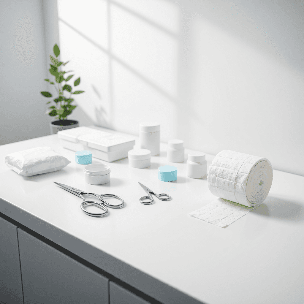 product photography of medical waterproof bandage