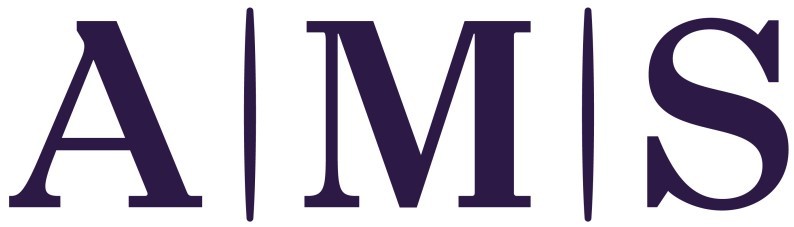 AMS logo with bold purple serif letters separated by vertical lines on a white background.