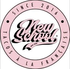 logo franchise new school tacos
