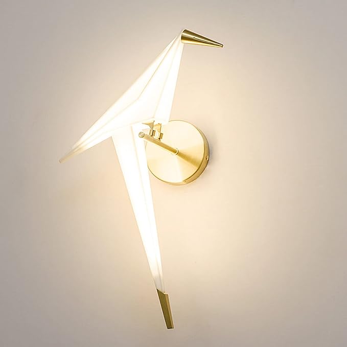 Elegant origami bird lamp with modern appeal and high-quality craftsmanship.