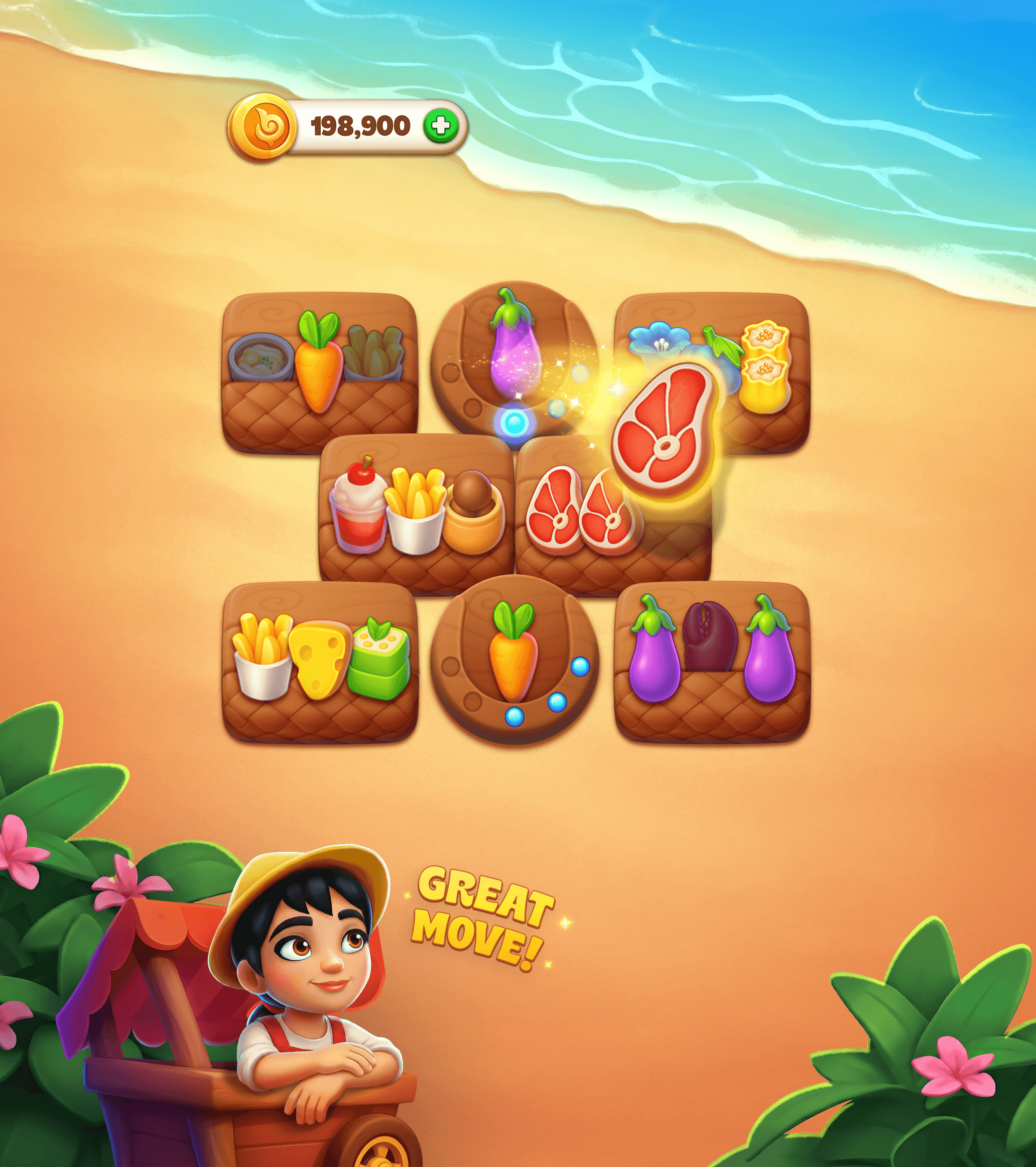 The shores adaptive environment in the core game board.