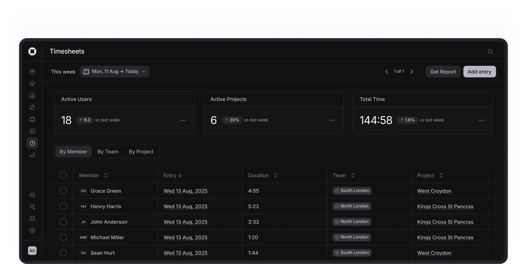 onetrace-timesheets-example