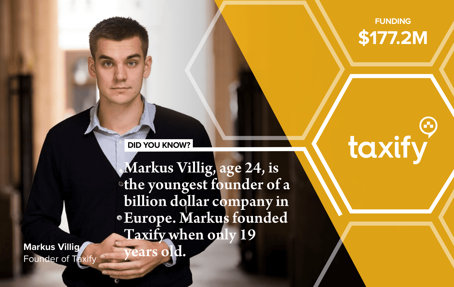  Markus Villig, the co-founder of Taxify 