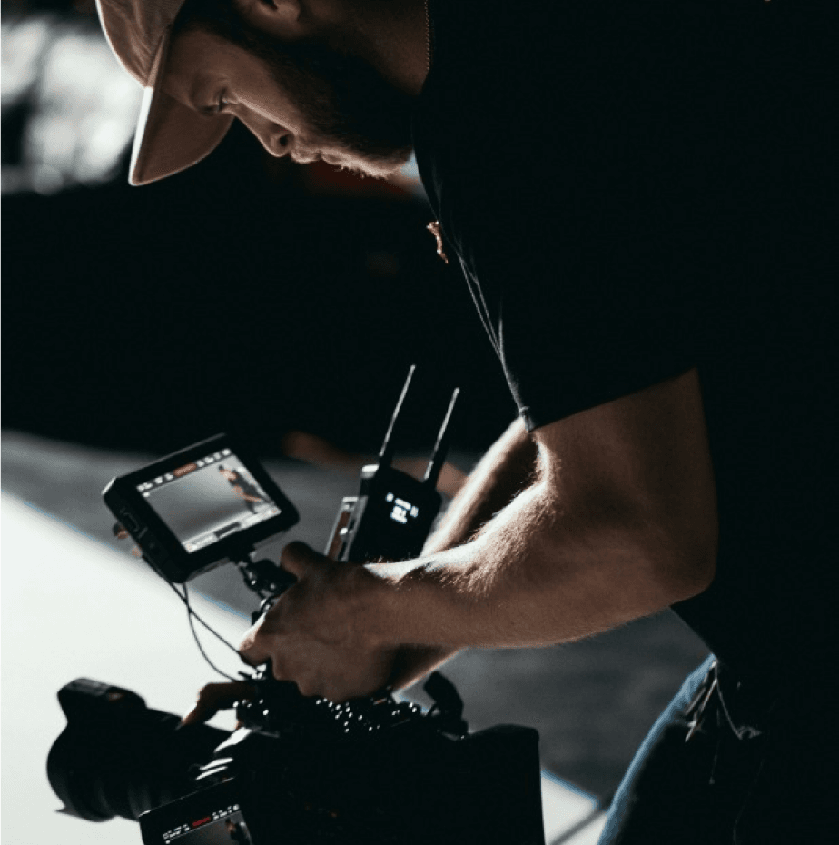man with a camera