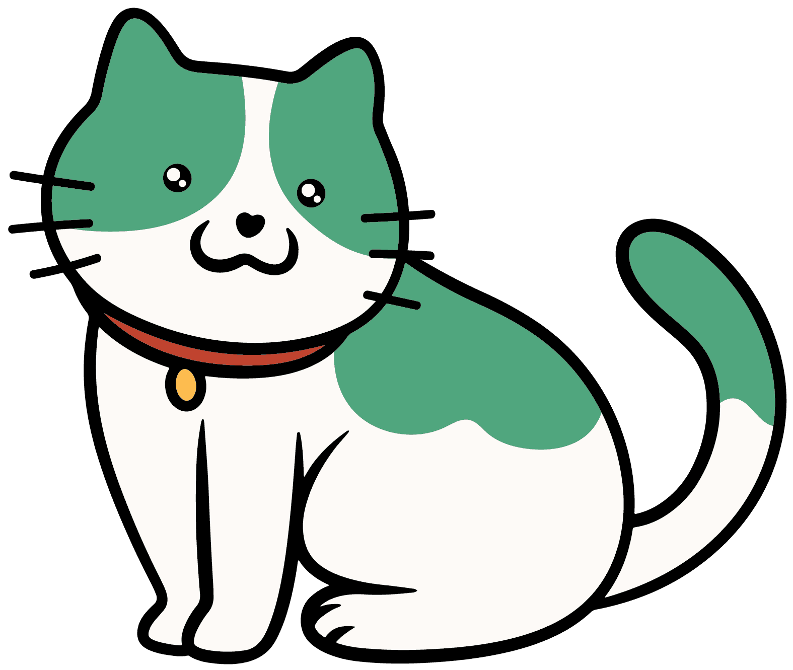 Scritches cat mascot