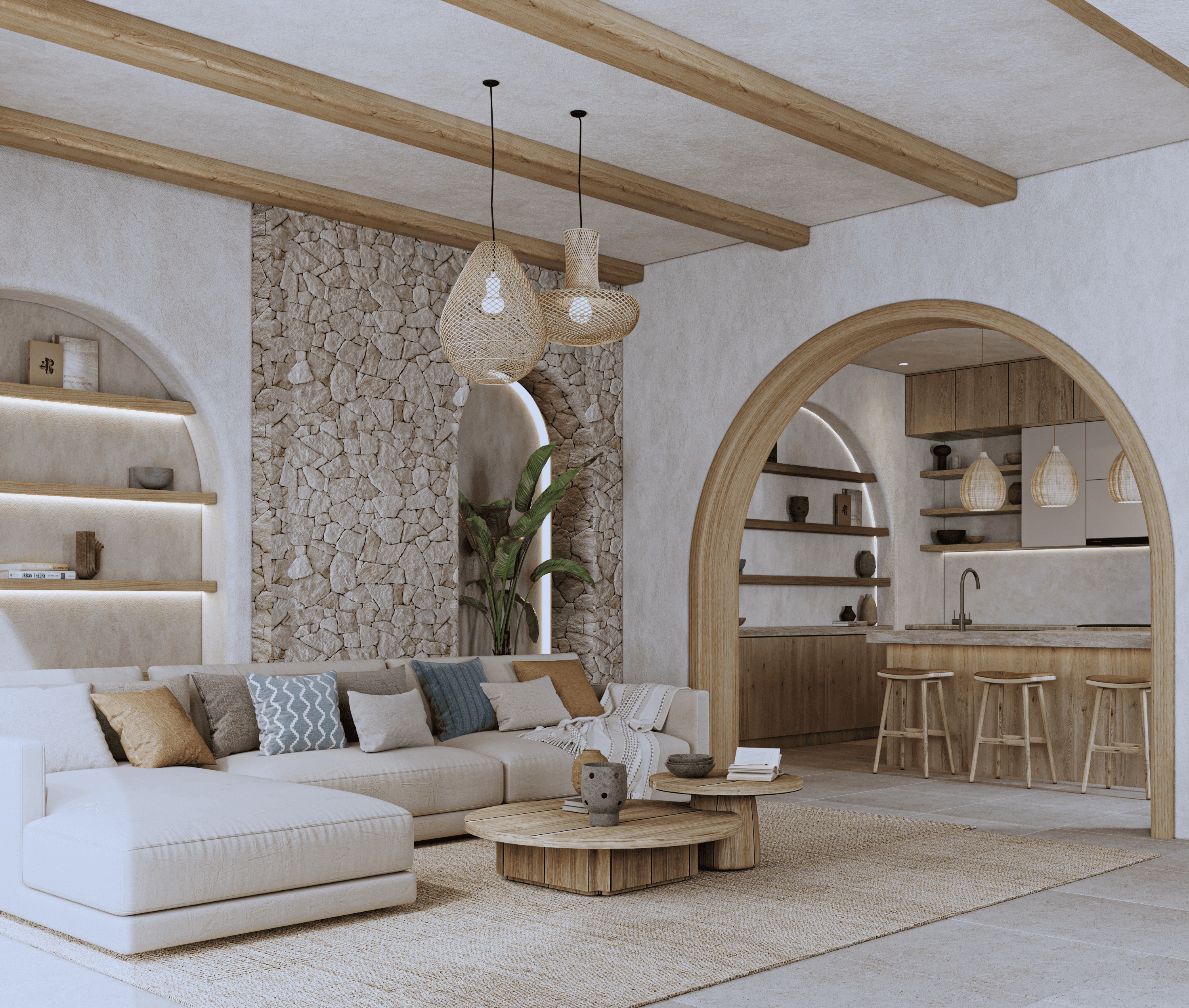 Project thumbnail image showcasing a modern interior design.