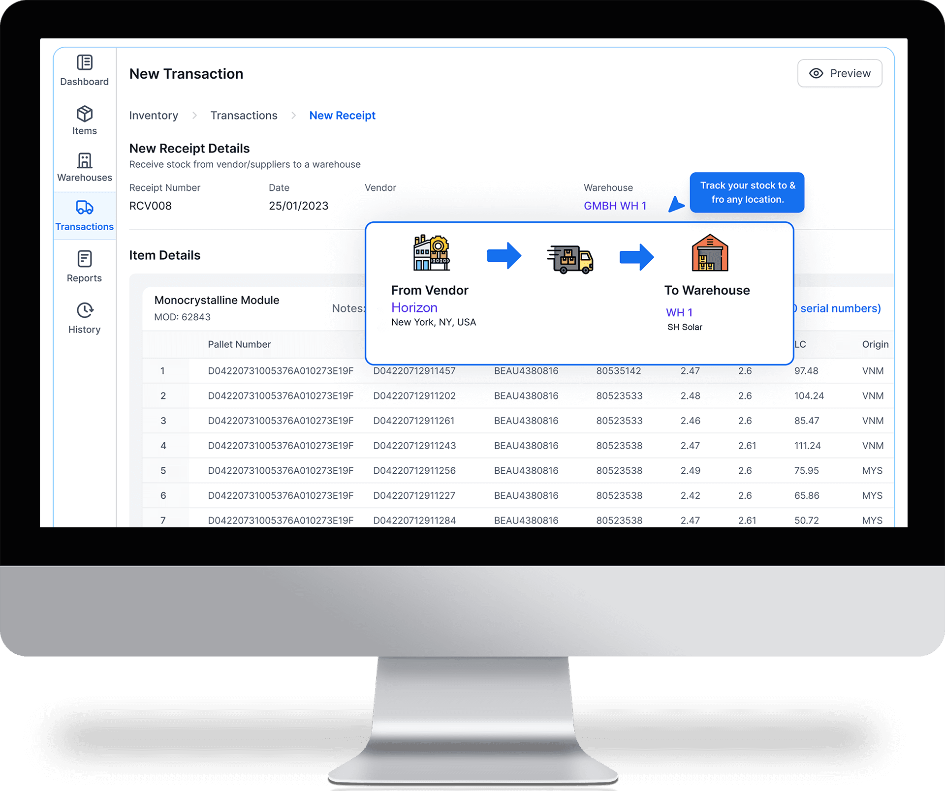 Solar Project Inventory Managment With TaskMapper