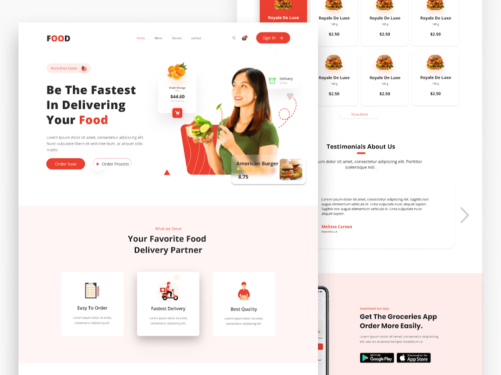 Food Delivery App Ui Kit