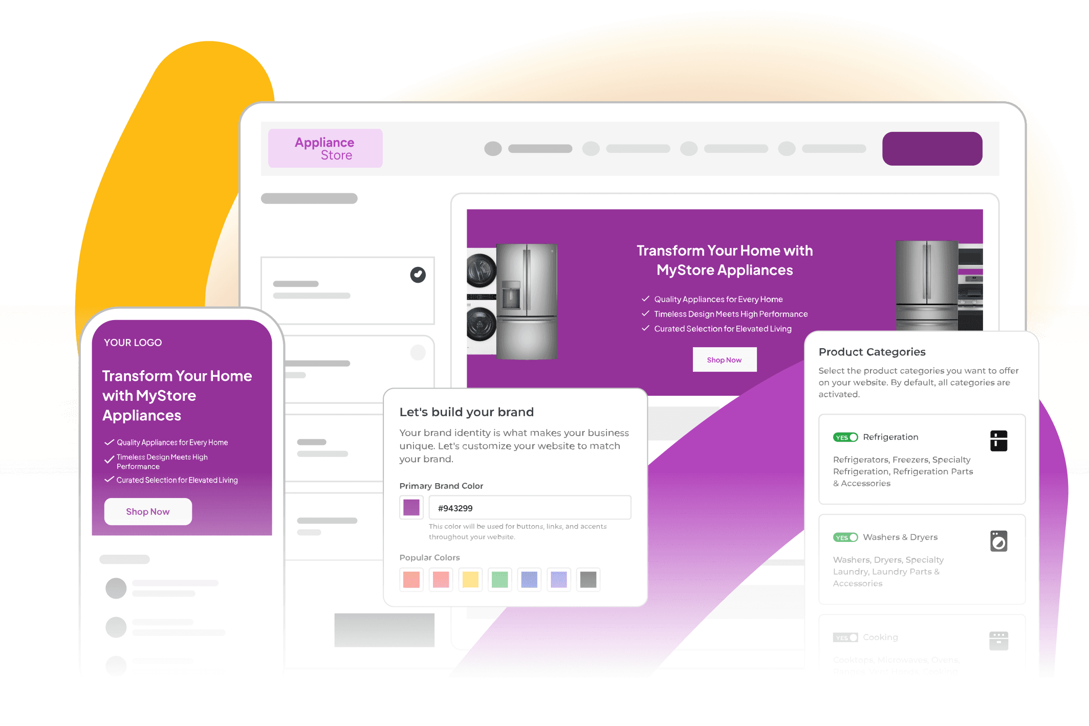 The Only Website Builder Built Exclusively for the Appliance Retail Industry