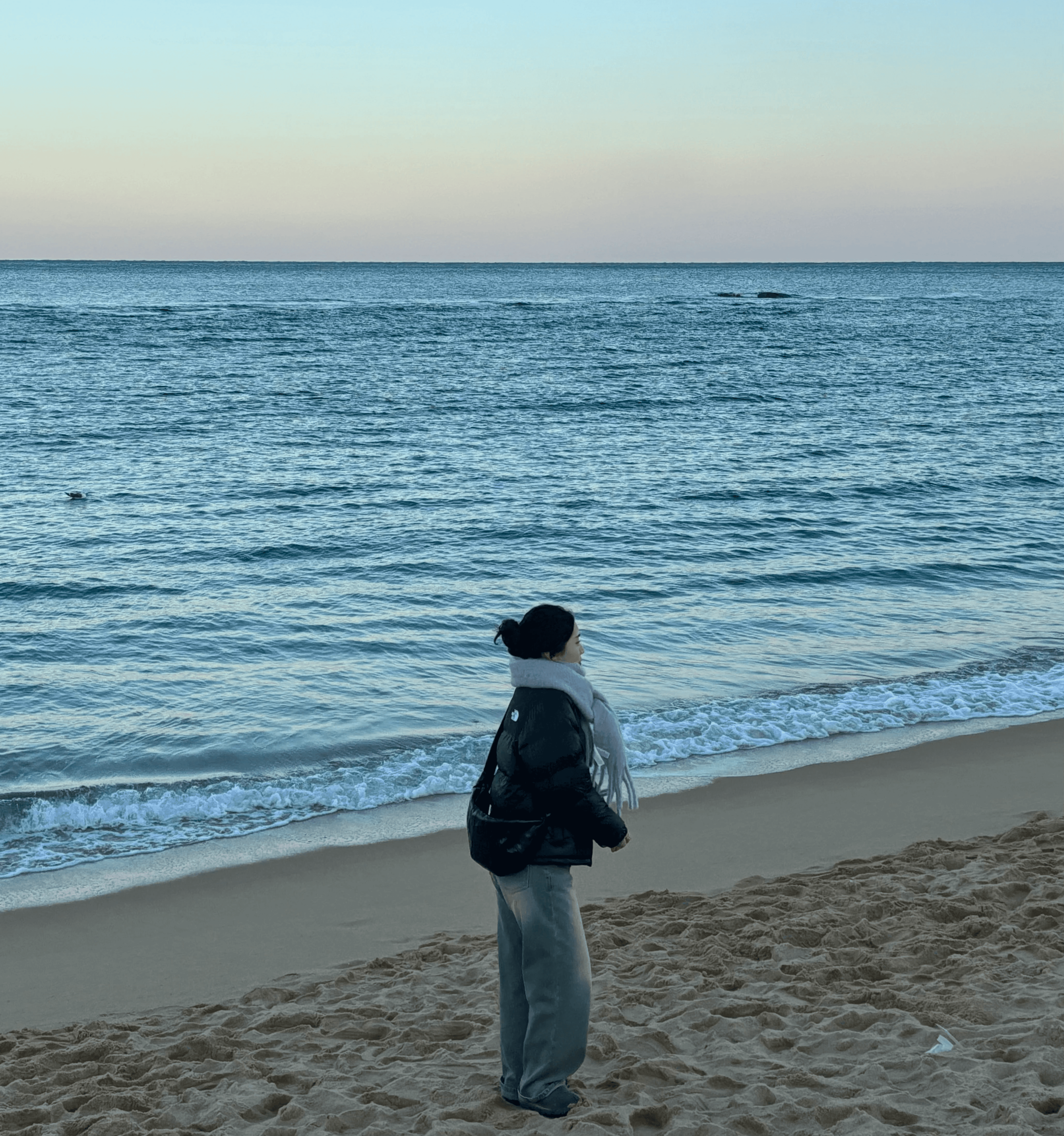 Close-up portrait of a person