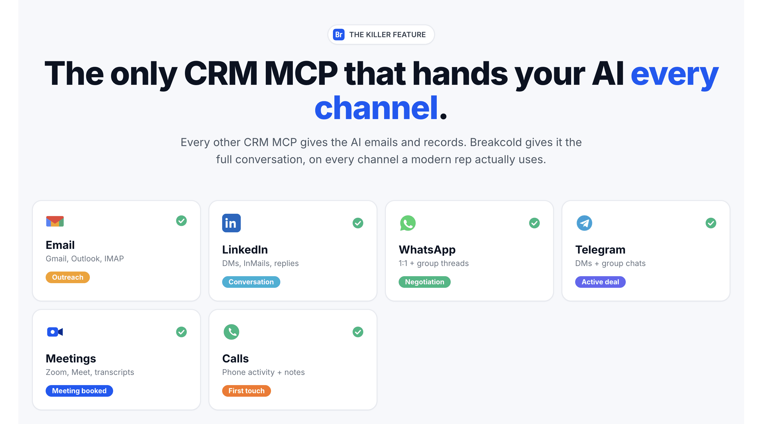 multichannel crm MCP