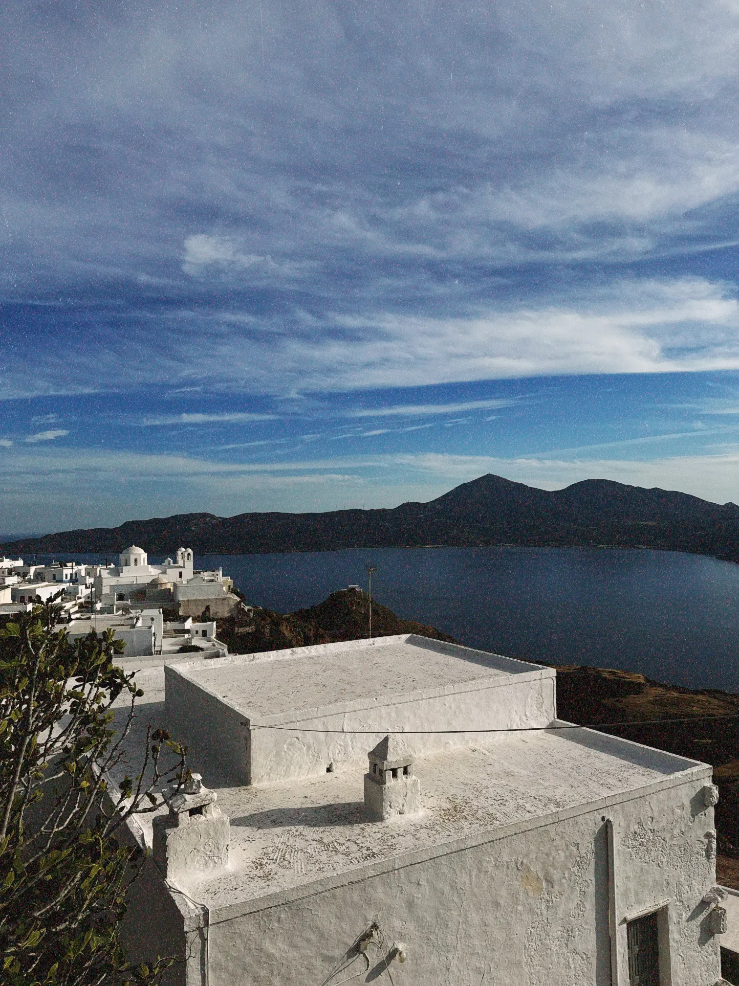 Vue panoramique d'une île grecque