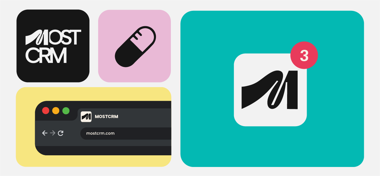 A presentation of the logo, the icons, the appstore mockup and the internet search