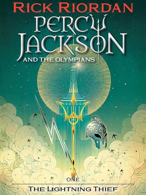 Book cover of Percy Jackson and the Olympians: The Lightning Thief